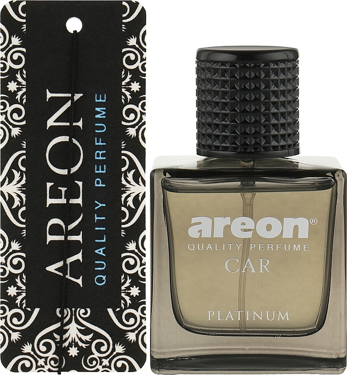 Car Air Freshener - Areon Luxury Car Perfume Long Lasting Platinum — photo N2