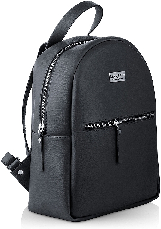 Sleek and Chic Backpack, Black - MakeUp — photo N10