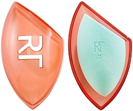 Fragrances, Perfumes, Cosmetics Makeup Sponge + Case - Real Techniques Miracle Powder Summer Haze Makeup Sponge