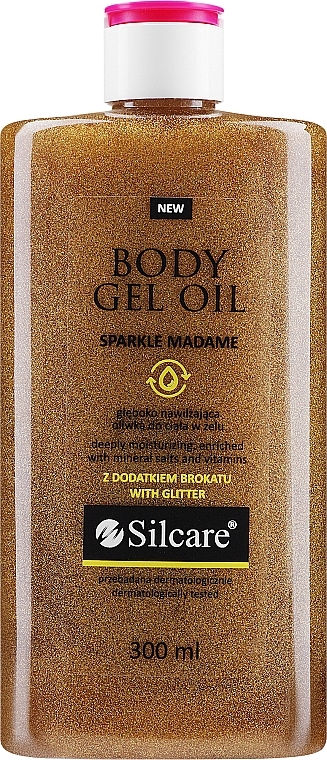 Body Gel - Silcare Sparkle Madame Body Gel Oil — photo N3