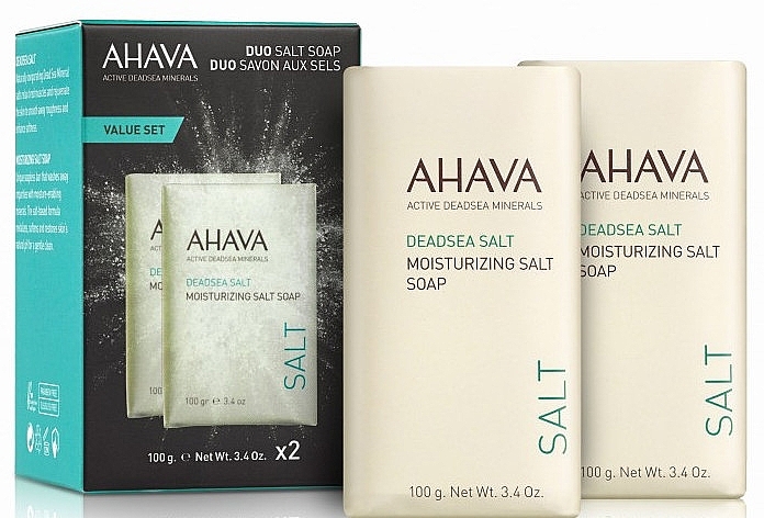 Set - Ahava Moisturizing Salt Soap — photo N1