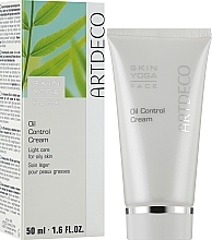 Moisturizing Face Cream - Artdeco Skin Yoga Face Oil Control Cream — photo N9