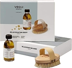 Fragrances, Perfumes, Cosmetics Set - Veoli Botanica Rejuvenating Body (oil/136g + massage/brush)