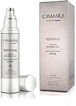 Fragrances, Perfumes, Cosmetics Brightening Anti-Aging Cream SPF50 - Casmara Lightening Clarifuing Anti-Aging Cream