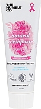 Natural Toothpaste "Strawberry and Mint" - The Humble Co. Natural Toothpaste Strawberry Mint — photo N1