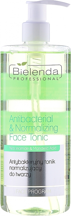Antibacterial and Normilizing Tonic - Bielenda Professional Face Program Antibacterial & Normalizing Face Tonic — photo N2