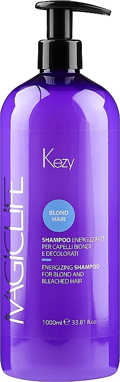 Strengthening Shampoo for Blonde & Bleached Hair - Kezy Magic Life Energizzante Shampoo — photo N3