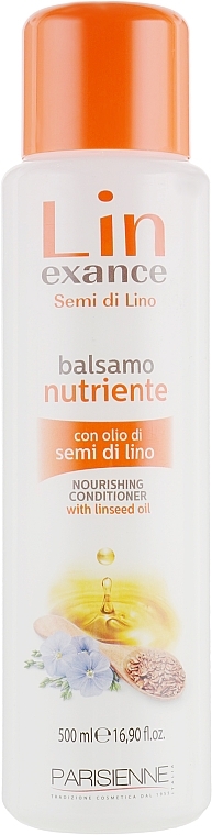 Balm-Conditioner with Linen Seed Extract - Parisienne Italia Lin Exance Hair Conditioner — photo N5