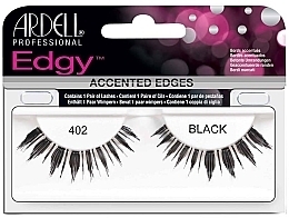 False Lashes - Ardell Edgy Lash 402 Black — photo N1