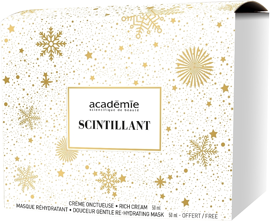 Moisturizing Face Set - Academie (cr/50ml + mask/50ml + bag) — photo N1