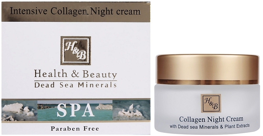 Intensive Night Collagen Cream - Health and Beauty Intensive Collagen Night Cream — photo N1