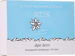 Fragrances, Perfumes, Cosmetics Set - Styx Travel Box Alpin Derm (f/cr/30ml + f/milk/30ml + f/tonic/30ml)