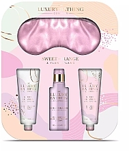 Fragrances, Perfumes, Cosmetics Set - Grace Cole The Luxury Bathing Sweet Orange & Ylang Ylang Set (b/cr/50ml + h/cr/50ml + b/h/spray/100ml + sleep/mask/1pc)