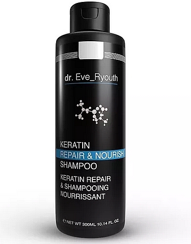Set - Dr Eve Ryouth Keratin Repair & Nourish Shampoo (Shampoo 300ml/2pcs) — photo N1