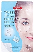 Hydrogel Eye Patch "Glitter" - Purederm Twinkle Tango Under Eye Gel Patch "Glitter" — photo N1