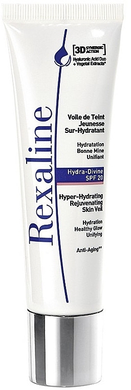 Super Moisturizing Tinted Veil - Rexaline Hydra 3D Hydra-Divine SPF20 (tester) — photo N1