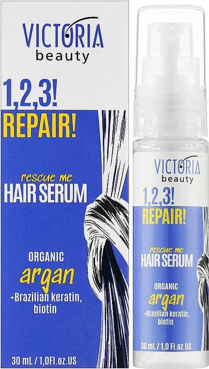 ダメージヘア用セラム	 - Victoria Beauty 1,2,3! Repair! Hair Serum — photo N2