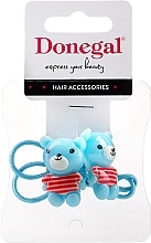 Fragrances, Perfumes, Cosmetics Hair Ties FA-5634+1, blue teddy bears - Donegal