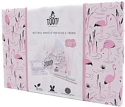 Fragrances, Perfumes, Cosmetics Set, 6 products - Toot! Flamingo Kiss Natural Makeup Box Set