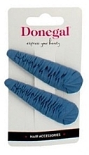 Fragrances, Perfumes, Cosmetics Hair Clips, 2 pcs, FA-5673, light blue - Donegal