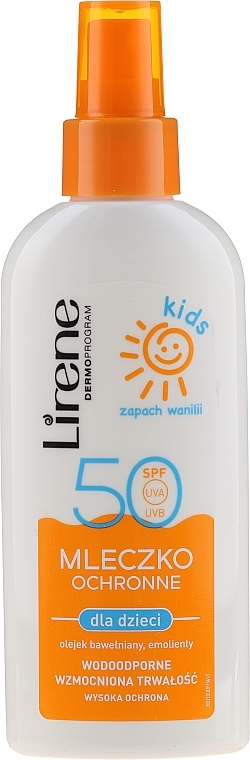 Sun Protection Milk Spray SPF 50 - Lirene Kids Sun Protection Milk Spray SPF 50 — photo N1