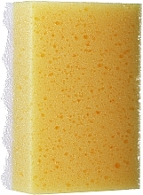 Fragrances, Perfumes, Cosmetics Square Bath Sponge, large, yellow - LULA