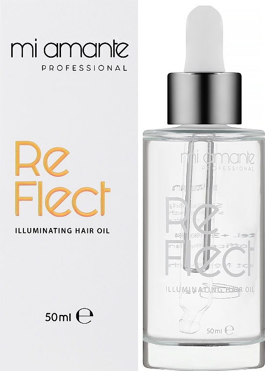 Brightening Hair Oil - Mi Amante Professional ReFlect Illuminating Hair Oil — photo N1