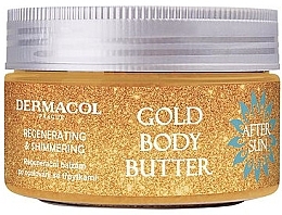 Fragrances, Perfumes, Cosmetics After Sun Body Butter - Dermacol After Sun Gold Regenerating Shimmering Body Butter