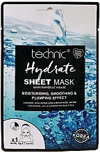 Fragrances, Perfumes, Cosmetics Hyaluronic Acid Facial Sheet Mask - Technic Cosmetics Sheet Moisturizing Facial Mask