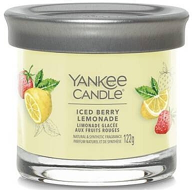 Scented Candle in Glass 'Iced Berry Lemonade' - Yankee Candle Singnature Tumbler — photo N1