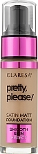 Fragrances, Perfumes, Cosmetics Claresa Pretty, Please! Satin Matt Foundation - Claresa Pretty, Please!Satin Matt Foundation