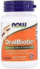Oral Probiotics - Now Foods OralBiotic Supports Ear, Nose And Health — photo N1