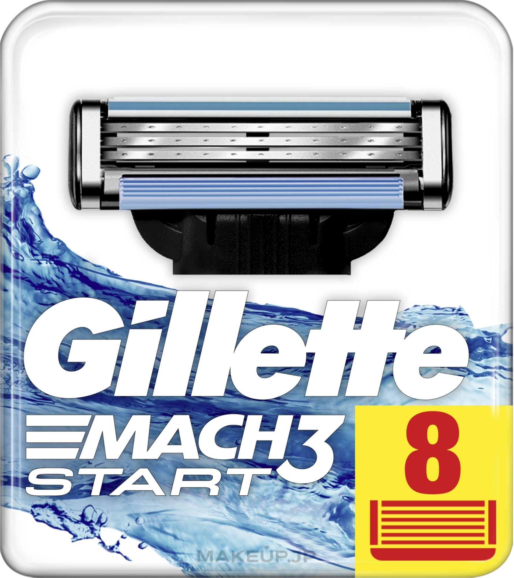 Replacement Shaving Cassettes, 8 pcs - Gillette Mach3 Start — photo 8 szt.