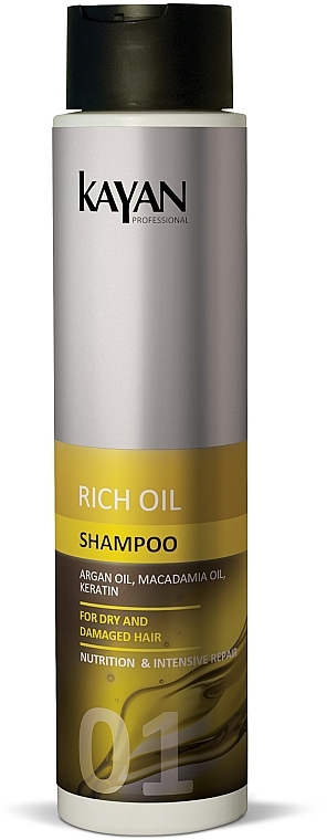 Dry & Damaged Hair Shampoo - Kayan Professional Rich Oil Shampoo — photo N1