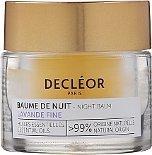 Anti-Wrinkle Night Face Balm - Decleor Lavander Fine Night Balm Essential Oils — photo N2