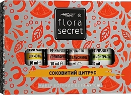 Essential Oil Set 'Juicy Citrus' - Flora Secret (oil/4x10ml) — photo N1