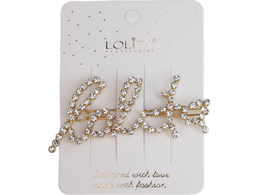 GIFT! Hair Clip, rhinestones - Lolita Accessoires — photo N1