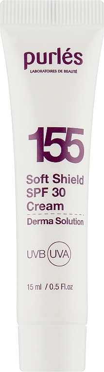 Face Cream - Purles Derma Solution 155 Soft Shield SPF 30 Cream (mini size) — photo N2