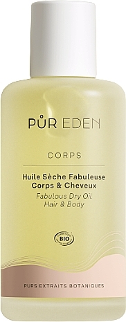 Body & Hair Oil - Pur Eden Huile Seche Fabuleuse Corps & Cheveux — photo N1