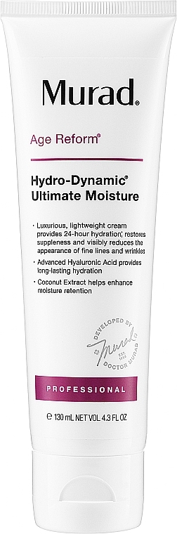 Facial Moisturizer - Murad Age Reform Hydro-Dynamic Ultimate Moisture Tube — photo N1