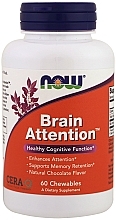 Dietary Supplement - Now Foods Brain Attention Chocolate Flavor — photo N3