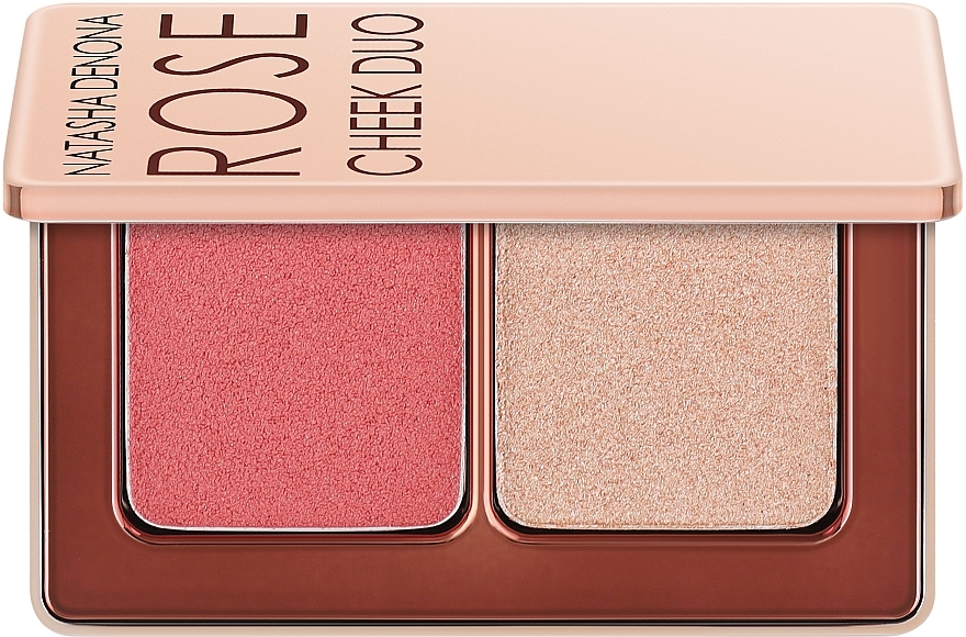 Creamy Blush and Highlighter - Natasha Denona Rose Cheek Duo Cream Blush & Highlighter — photo N1