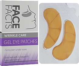 Fragrances, Perfumes, Cosmetics Gel Eye Patch - Face Facts Wrinkle Care Gel Eye Patches