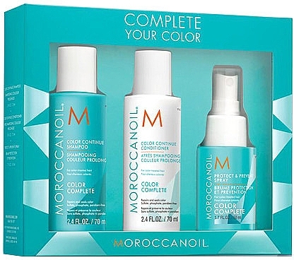 Set - Moroccanoil Travel Kit Color Complete (shm/70ml + cond/70ml + spray/50ml) — photo N7