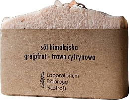 Natural Soap 'Himalayan Salt, Grapefruit & Lemongrass' - Laboratorium Dobrego Nastroju — photo N4