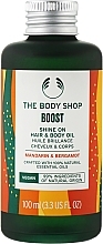 Hair & Body Oil - The Body Shop Boost Shine On Hair & Body Oil — photo N1