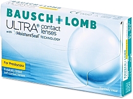 Fragrances, Perfumes, Cosmetics Contact Lenses, curvature 8.5mm, High, 6 pcs. - Bausch & Lomb Ultra For Presbyopia