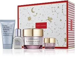 Fragrances, Perfumes, Cosmetics Set - Estee Lauder Resilience Moisturizer Holiday Skincare Set (clean/30ml + treatment/15ml + f/cr/50ml + eye/cr/5ml)