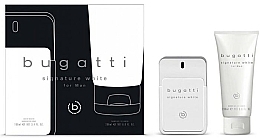 Fragrances, Perfumes, Cosmetics Bugatti Signature White - Set (edt/100ml+sh/gel/200ml)