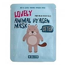 Fragrances, Perfumes, Cosmetics Sheet Mask with Collagen - Baviphat Dr. 119 Lovely Anymal Hyagen Mask